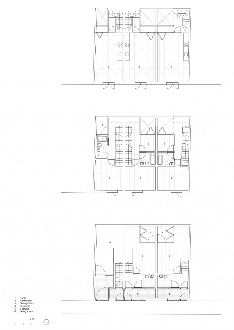 Three Small Houses, London - Stephen Taylor Architects